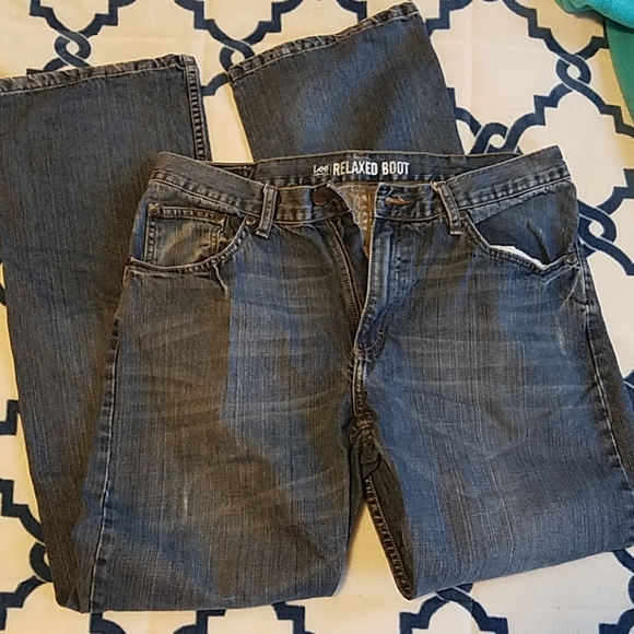 Men's Lee relaxed boot jeans - Picture 1 of 4